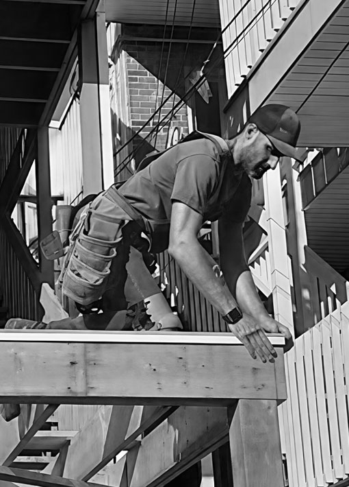 Image de Stéphane Forget, PDG de dalfor construction, entreprise spécialisée en construction et rénovation à Québec.